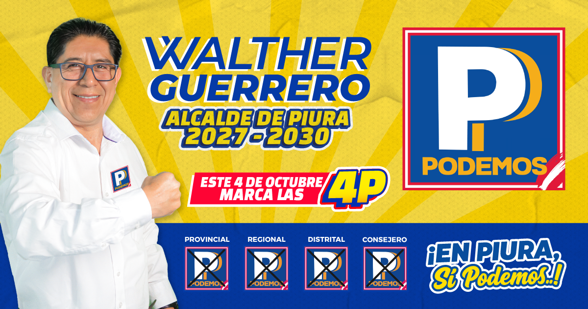 Walther Guerrero - Alcalde de Piura 2027-2030
